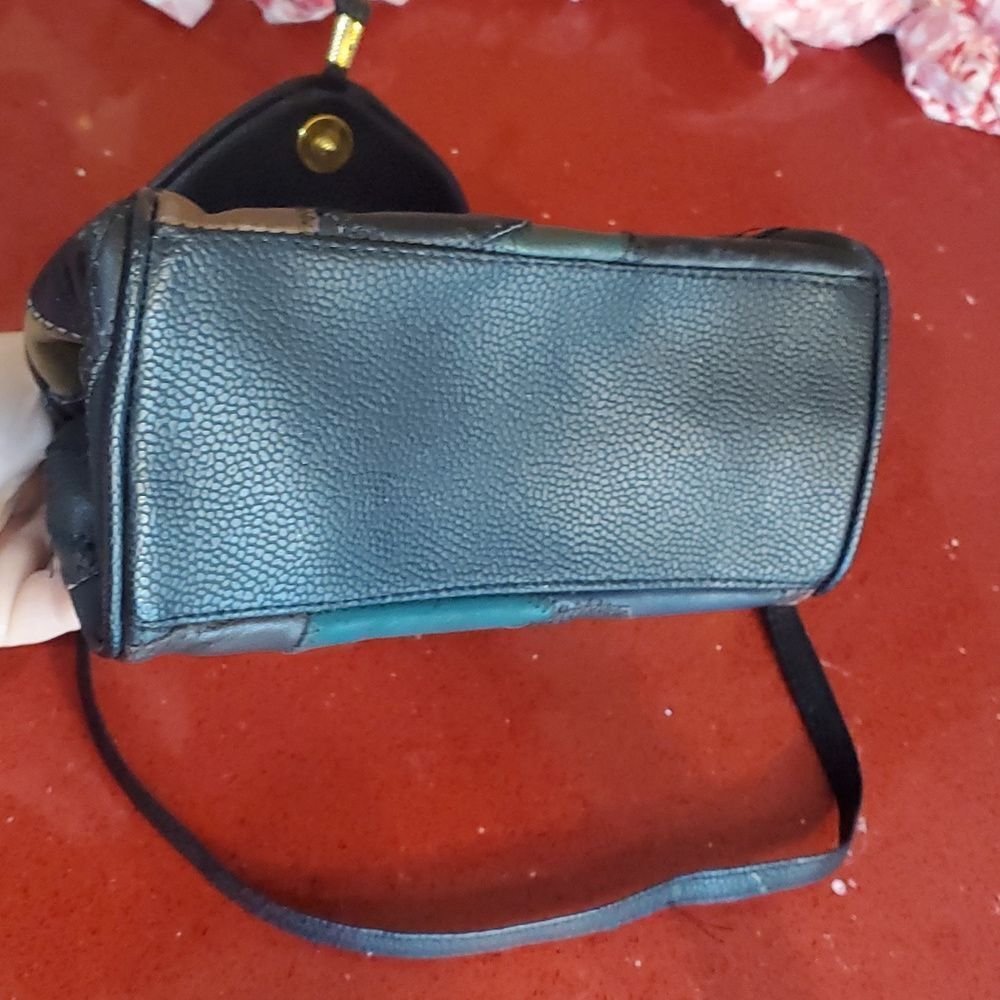 90s Leather Patchwork bag - Picture 8 of 11